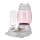 800ml+300ml Automatic Pet Dog Cat Puppy Dispenser 2 in 1 Food Drink Water Dish Feeder