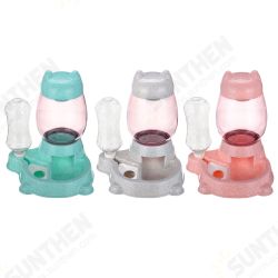 800ml+300ml Automatic Pet Dog Cat Puppy Dispenser 2 in 1 Food Drink Water Dish Feeder 800ml+300ml Automatic Pet Dog Cat Puppy Dispenser 2 in 1 Food Drink Water Dish Feeder