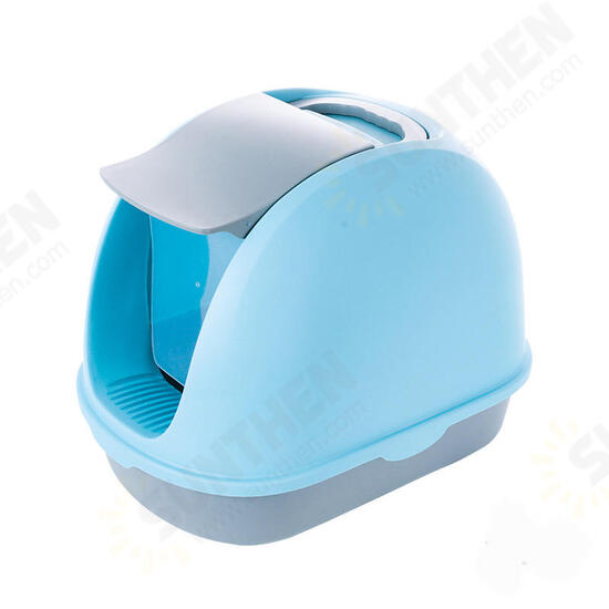 Anti Splashing Cat Litter Basin Box Bedpan Handle Enclosed Nests Cat Sand Boxes Toilet Deodorant Pet Supplies