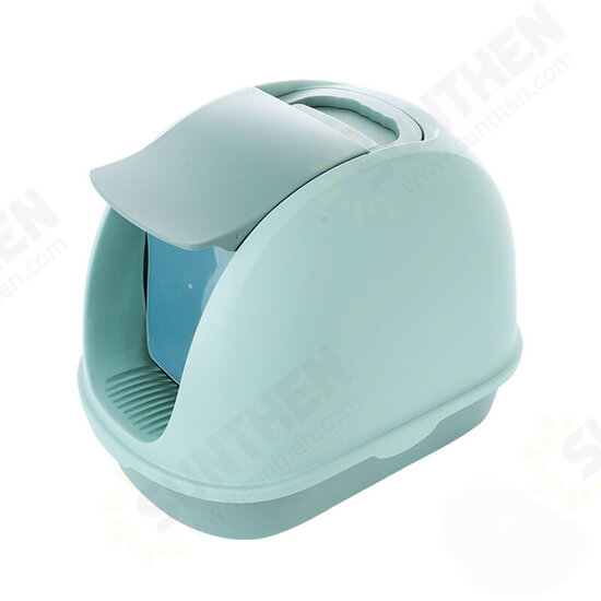 Anti Splashing Cat Litter Basin Box Bedpan Handle Enclosed Nests Cat Sand Boxes Toilet Deodorant Pet Supplies