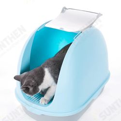 Anti Splashing Cat Litter Basin Box Bedpan Handle Enclosed Nests Cat Sand Boxes Toilet Deodorant Pet Supplies