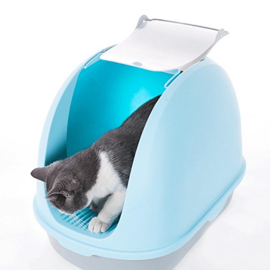 Anti Splashing Cat Litter Basin Box Bedpan Handle Enclosed Nests Cat Sand Boxes Toilet Deodorant Pet Supplies