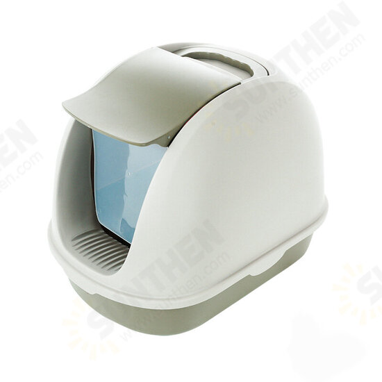 Anti Splashing Cat Litter Basin Box Bedpan Handle Enclosed Nests Cat Sand Boxes Toilet Deodorant Pet Supplies