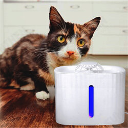3L Pet Drinking Fountain LED Luminous Visual Automatic Drinking Fountain Water Circulation Dog Watering Machine Cat Supplies 3L Pet Drinking Fountain LED Luminous Visual Automatic Drinking Fountain Water Circulation Dog Watering Machine Cat Supplies