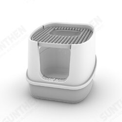 Cat Litter Box Fully Enclosed Anti-Splash Deodorant Cat Toilet For Cats Two-Way with Shovel High Capacity Pet Supplies Litter Ash Tray Bedpan Barrier Sandbox Cat Litter Box Fully Enclosed Anti-Splash Deodorant Cat Toilet For Cats Two-Way with Shovel High Capacity Pet Supplies Litter Ash Tray Bedpan Barrier Sandbox