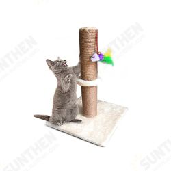 Cat Scratching Post Cat Interactive Toys with Toy Cat Scratch Post Cats Kittens Hemp Rope Cat Scratcher Cat Scratching Post Cat Interactive Toys with Toy Cat Scratch Post Cats Kittens Hemp Rope Cat Scratcher