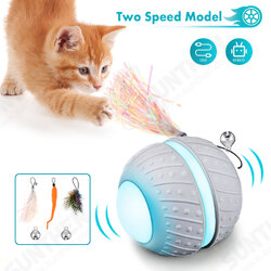 Cat Toy Automatic Electric Rotating Rolling Ball Interactive Toys With LED Light Cat Toy Automatic Electric Rotating Rolling Ball Interactive Toys With LED Light