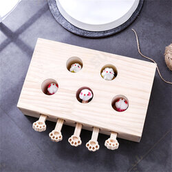 Cat Toys Hamster Machine Funny Cat Toy Solid Wood Pet Supplies Whac-A-Mole Mouse Cat Toys Hamster Machine Funny Cat Toy Solid Wood Pet Supplies Whac-A-Mole Mouse