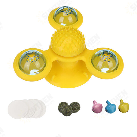 Cat nip Interactive Windmill Toy Bell Cat Pet Nano Stick Wall Molar Tickling Pet Toy Puppy Dog Supplies Cat nip Interactive Windmill Toy Bell Cat Pet Nano Stick Wall Molar Tickling Pet Toy Puppy Dog Supplies