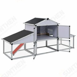 Chicken Coop with Runs and Box Aluminium Chicken Coop with Runs and Box Aluminium