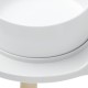 Double Holes Ceramic Cat Feeder Bowl Splash-proof High Quality Ceramic Pet Bowl Separate Design, Anti-slip Design