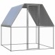 150776 Chicken Cage 2x2x2 m Galvanised Steel Pet Supplies Rabbit House Pet Home Puppy Bedpen Fence Playpen