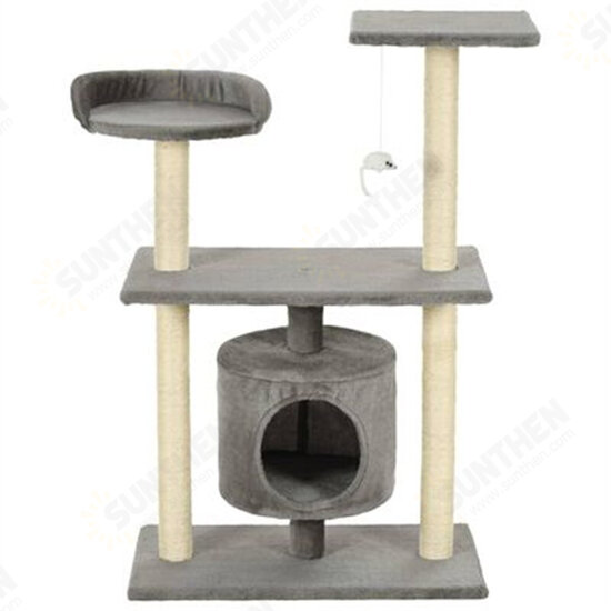 170512 95cm Cat Tree with Sisal Scratching Posts Climbing Protecting Furniture