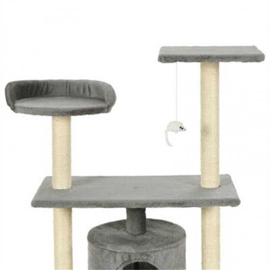 170512 95cm Cat Tree with Sisal Scratching Posts Climbing Protecting Furniture
