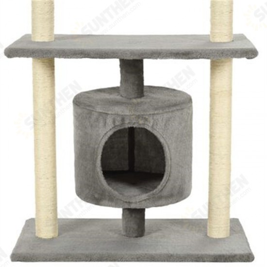 170512 95cm Cat Tree with Sisal Scratching Posts Climbing Protecting Furniture