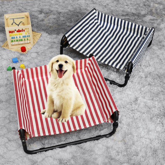 Elevated Dog Pet Bed Folding Portable Waterproof Outdoor Raised Camping Basket