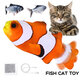 Cat Clownfish Carp with Catnip Charging Cable Catnip Puppy Toy Pet Supplies Dog Playing