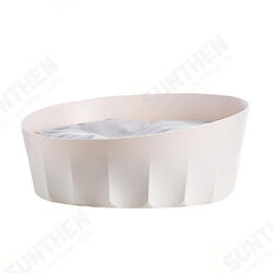 White Round Pet Cat Nestt Sleeping House Bed Washable Soft Material From Cats Supplies Sofa White Round Pet Cat Nestt Sleeping House Bed Washable Soft Material From Cats Supplies Sofa