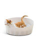 White Round Pet Cat Nestt Sleeping House Bed Washable Soft Material From Cats Supplies Sofa White Round Pet Cat Nestt Sleeping House Bed Washable Soft Material From Cats Supplies Sofa