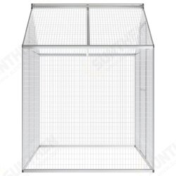 Outdoor Aviary Aluminium 70.1inchx48inchx76.4inch Outdoor Aviary Aluminium 70.1inchx48inchx76.4inch