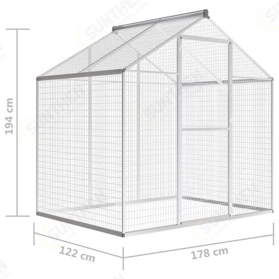 Outdoor Aviary Aluminium 70.1inchx48inchx76.4inch