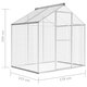 Outdoor Aviary Aluminium 70.1inchx48inchx76.4inch