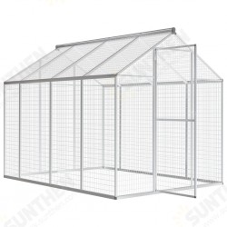 Outdoor Aviary Aluminum 70inchx95.3inchx75.6inch Outdoor Aviary Aluminum 70inchx95.3inchx75.6inch