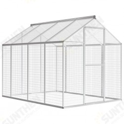 Outdoor Aviary Aluminum 70inchx95.3inchx75.6inch Outdoor Aviary Aluminum 70inchx95.3inchx75.6inch