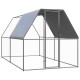 Outdoor Chicken Cage 6.6'x13.1'x6.6' Galvanized Steel