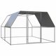 Outdoor Chicken Cage 9.8'x13.1'x6.6' Galvanized Steel