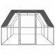 Outdoor Chicken Cage 9.8'x19.7'x6.6' Galvanized Steel