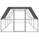 Outdoor Chicken Cage 9.8'x26.2'x6.6' Galvanized Steel