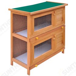 Outdoor Rabbit Hutch Small Animal House Pet Cage 4 Doors Wood Outdoor Rabbit Hutch Small Animal House Pet Cage 4 Doors Wood