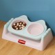 Pet Double Bowls Food Water Feeder Cat Food Bowl Dog Puppy Feeding Dishes