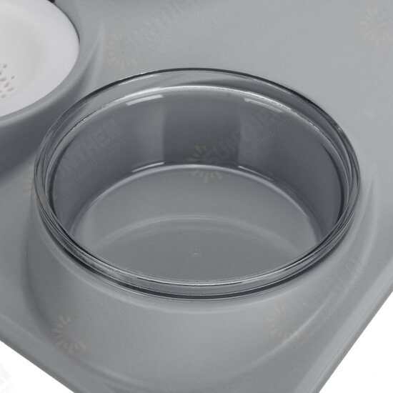 Pet Waterer Multi Layer Filter Sealed Cat Bowl 2L Pet Bowl for Automatic Cat Drinking and Feeding Device Automatic Dog Feeder