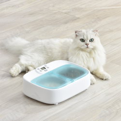 PF003 Two-Meal Pet Feeder Smart Puppy Intelligent Dog Supplies Separable Cat Double Bowls Timing Dish Feeding PF003 Two-Meal Pet Feeder Smart Puppy Intelligent Dog Supplies Separable Cat Double Bowls Timing Dish Feeding