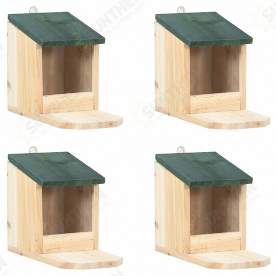 Squirrel Houses 4 pcs Firwood