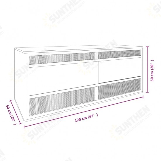 Terrarium Engineered Wood 47.2inchx19.7inchx19.7inch