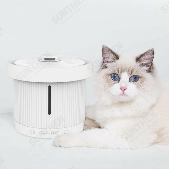 Uah Smart Pet Water Dispenser UVC Disinfection Mute Prevent Burning Drinker Fountain for Cat Supplies Dog Drinking