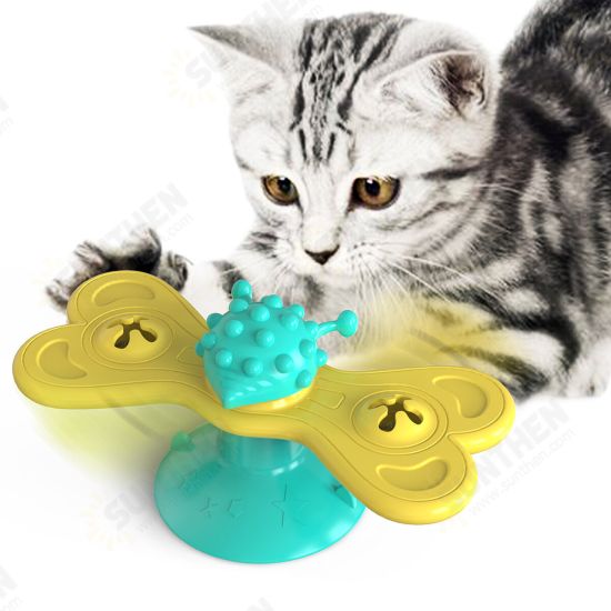 Windmill Cat Toy Funny Turntable Teasing Pet Toy Scratching Tickle Cats Hair Brush Cat Toys Interactive Puzzle Smart Pet Windmill Cat Toy Funny Turntable Teasing Pet Toy Scratching Tickle Cats Hair Brush Cat Toys Interactive Puzzle Smart Pet