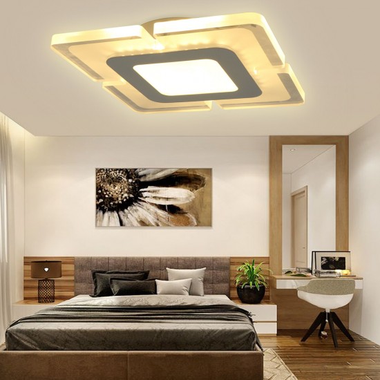 110-220V 15W Modern LED Ceiling Light Acrylic Round Home Living Room Bedroom Decor Lamp