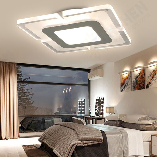 110-220V 15W Modern LED Ceiling Light Acrylic Round Home Living Room Bedroom Decor Lamp