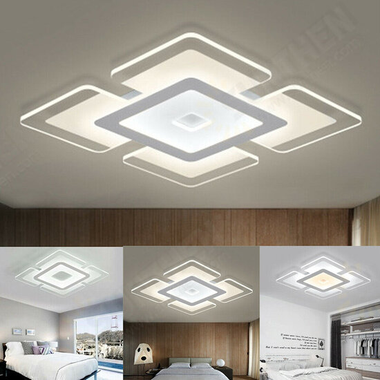 110-220V 15W Modern LED Ceiling Light Acrylic Round Home Living Room Bedroom Decor Lamp