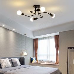 110-240V 4/6/8 Heads LED Ceiling Chandelier Pendant Lamp Lampshade Study Bedroom 110-240V 4/6/8 Heads LED Ceiling Chandelier Pendant Lamp Lampshade Study Bedroom