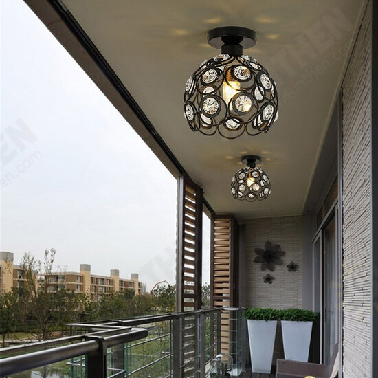 110-240V Black/White Mini Chandelier Crystal Modern Industrial Semi Flush Mount Ceiling Light Fixture Without Bulb 110-240V Black/White Mini Chandelier Crystal Modern Industrial Semi Flush Mount Ceiling Light Fixture Without Bulb