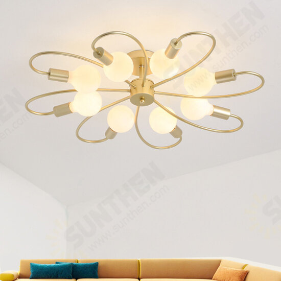 110-265V Modern Minimalist Living Room Lamp Chandeliers New Led Ceiling Lamp Creative Smart Bedroom Room Lamp Indoor Without Bulb