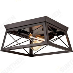 110V 2 Heads E26 Square Lamp Shade Chandelier Ceiling Pendant Light Fixtures Without Bulb 110V 2 Heads E26 Square Lamp Shade Chandelier Ceiling Pendant Light Fixtures Without Bulb