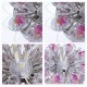 110V-220V Crystal LED Ceiling Light Fixture Hallway Pendant Lamp Chandelier Home