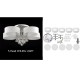 110V/220V 3-Head / 5-Head Remote Crystal Ceiling Light Chandelier Lamp Modern Living Room 110V/220V 3-Head / 5-Head Remote Crystal Ceiling Light Chandelier Lamp Modern Living Room