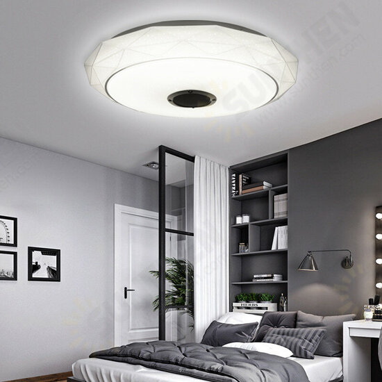 114LED Music Ceiling Lamp+Remote Control Bedroom Living Room Study AC180-265V